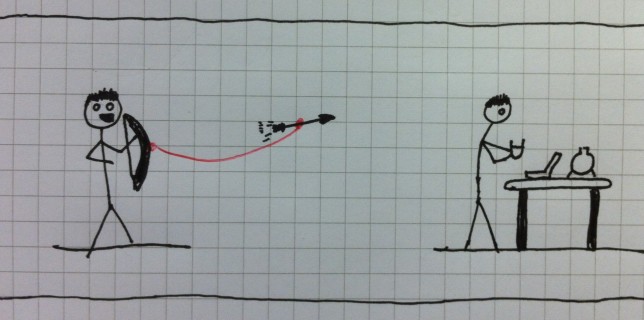 No fictional lab partners were harmed in the making of this cartoon